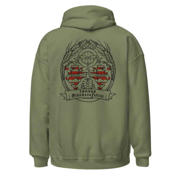 Unisex Hoodie - Front & Back - White / Sand / Green / Grey
