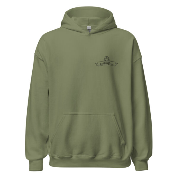 Unisex Hoodie - Front & Back - White / Sand / Green / Grey
