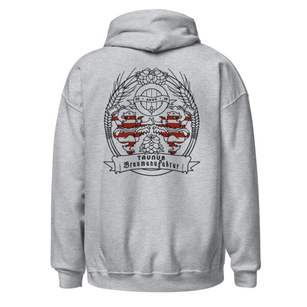 Unisex Hoodie - Front & Back - White / Sand / Green / Grey