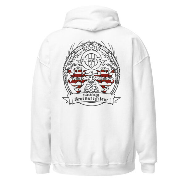 Unisex Hoodie - Front & Back - White / Sand / Green / Grey